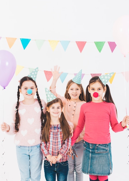 Children celebrating a birthday