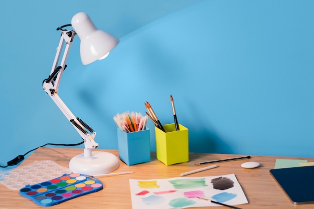 Children desk interior design