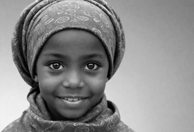 Children's day celebration with cute kid portrait