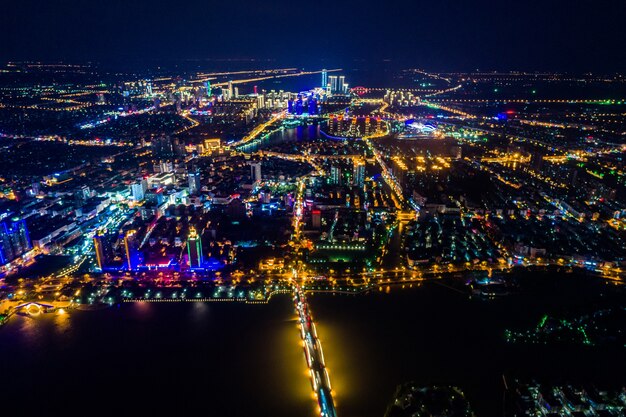 The china city night