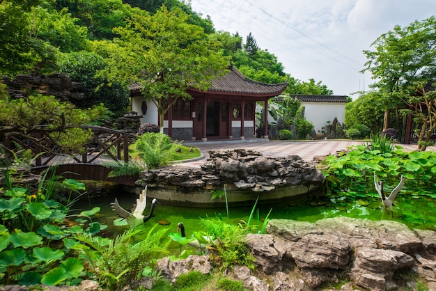 Chinese garden in Zurich