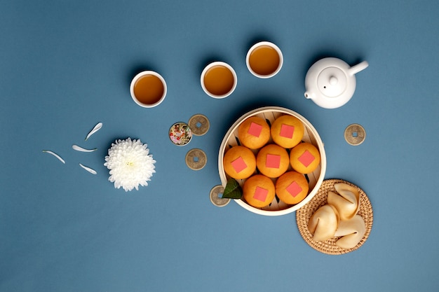 Free photo chinese new year still life of tiger celebration