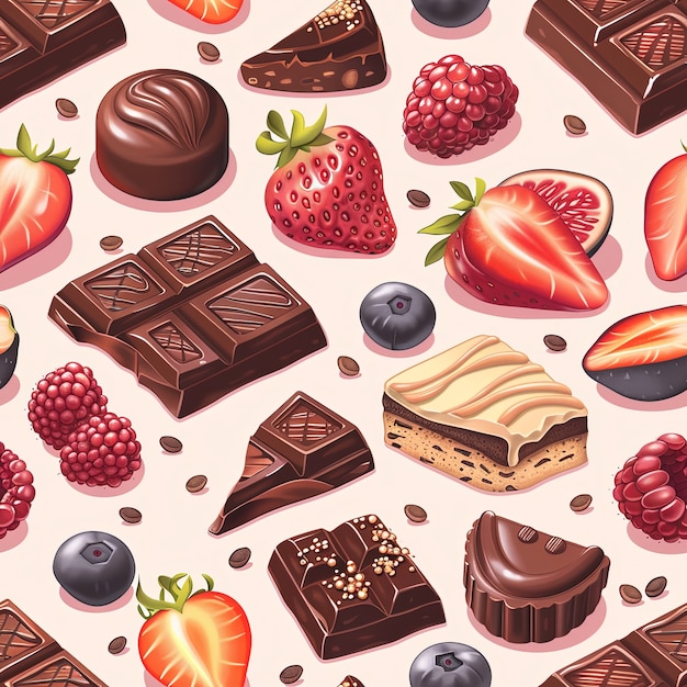 Free photo chocolate cartoon illustration