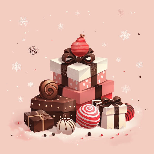 Free photo chocolate cartoon illustration