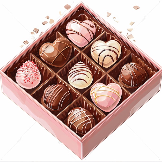 Free photo chocolate cartoon illustration