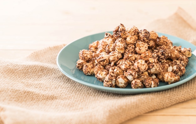 Chocolate covered popcorn