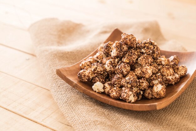 Chocolate covered popcorn