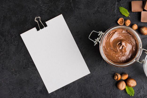 Free photo chocolate cream