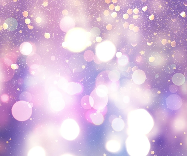 Free Photo christmas background of bokeh lights