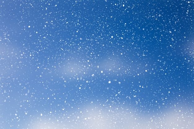 Free photo christmas background with snow overlay design