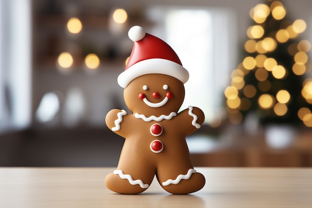 Free Photo christmas celebration with gingerbread