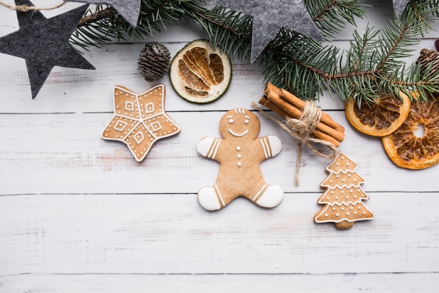 Free photo christmas cookies