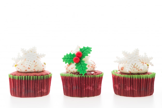 Free photo christmas cupcakes