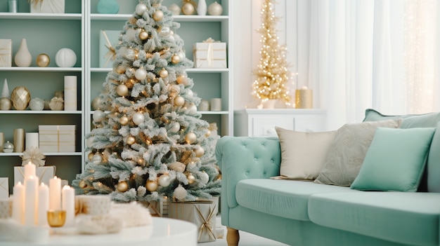 Free photo christmas decor house