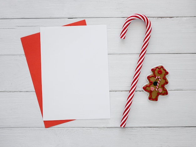 Christmas eve concept on wooden table