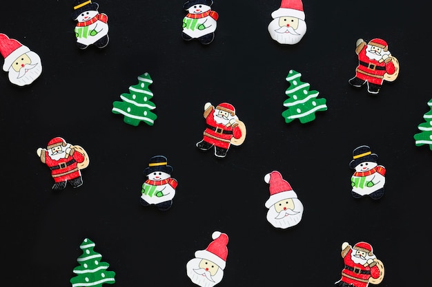 Free Photo christmas figures background