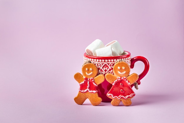 Free photo christmas gingerbread men