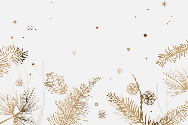 Free photo christmas snowy festive background with design space