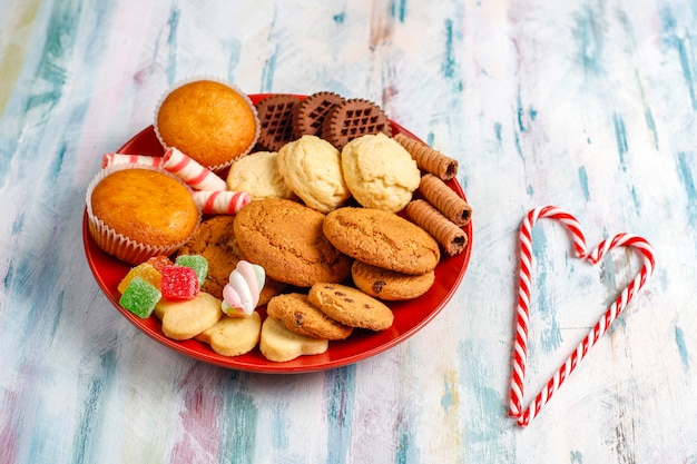 Christmas sweets platter.