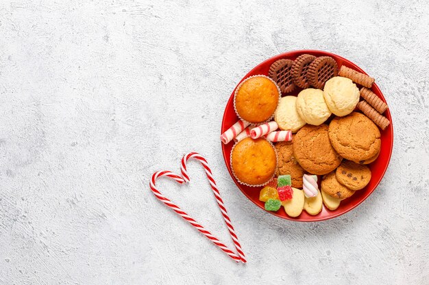 Christmas sweets platter.