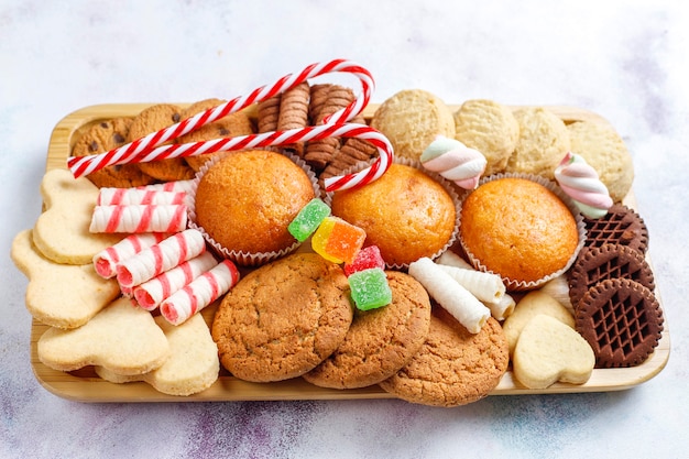 Christmas sweets platter.