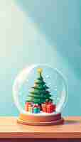 Free photo christmas tree  bauble background illustration