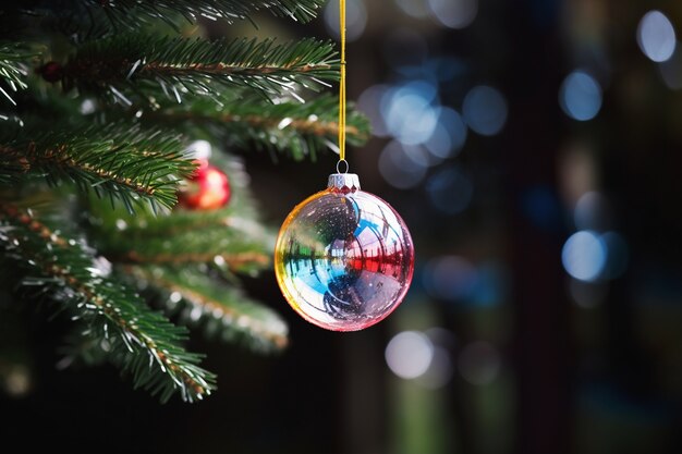 Christmas tree globe ornament