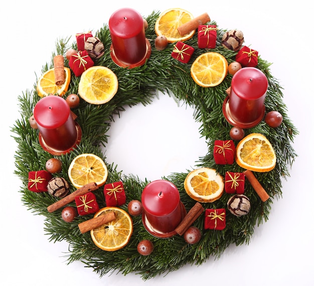 Free photo christmas wreath