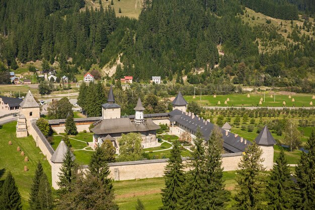 The church from Sucevita Monastery in the Bucovina Romania