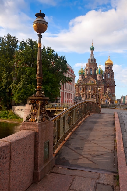 Church of the Savior on Blood in summer