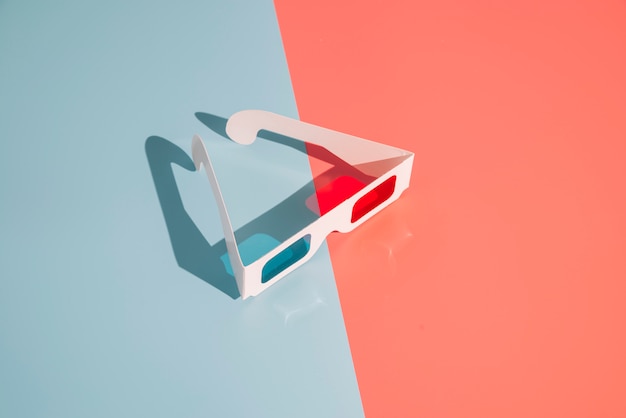 Free Photo cinema 3d glasses