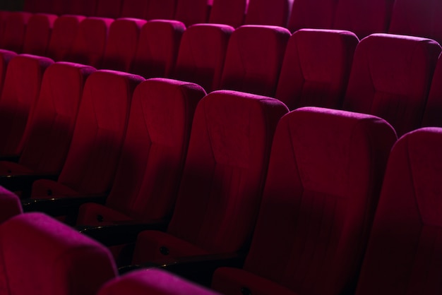 Cinema seats still life