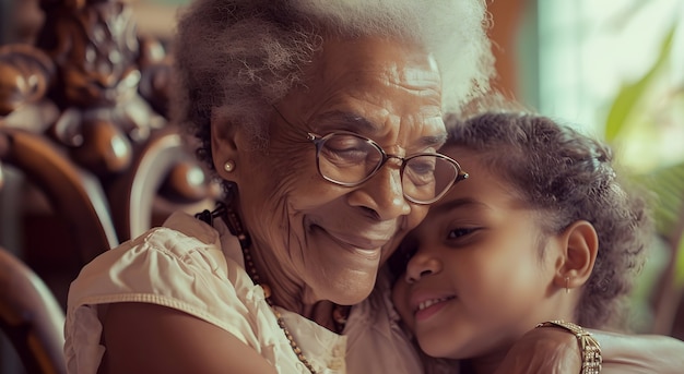 Cinematic scene depicting support and kindness amongst communities of people