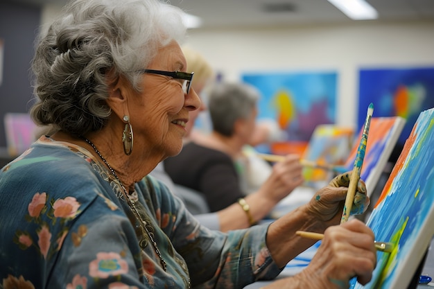 Cinematic scene depicting support and kindness amongst communities of people