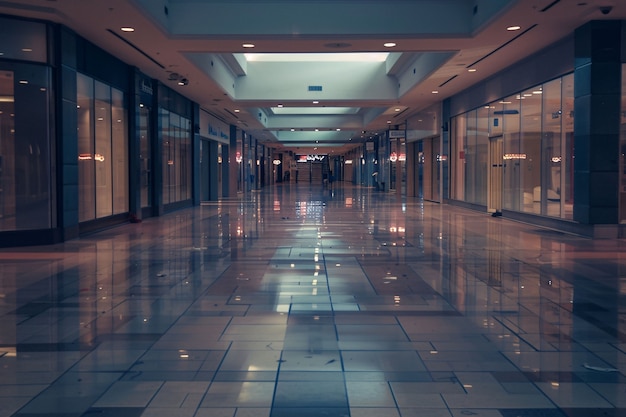 Cinematic style mall