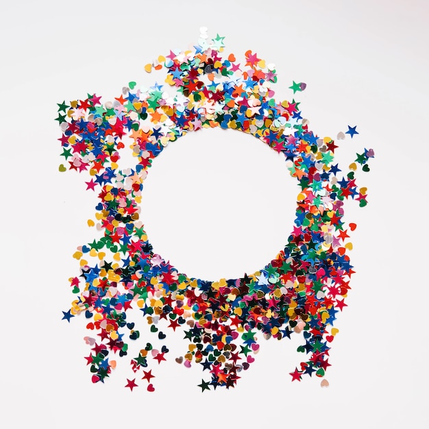 Circular confetti