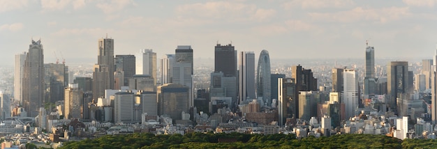 City streets and tall buildings