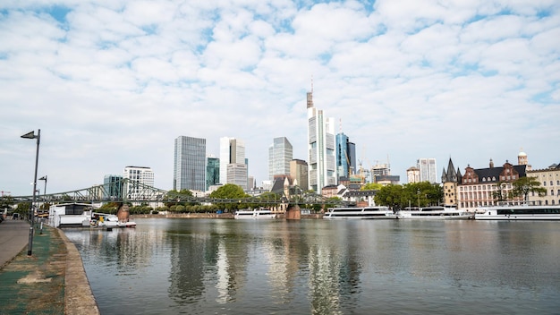 Cityscape of Frankfurt downtown Germany