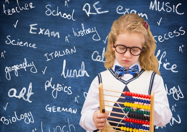 Free photo classroom tie empty academic abacus