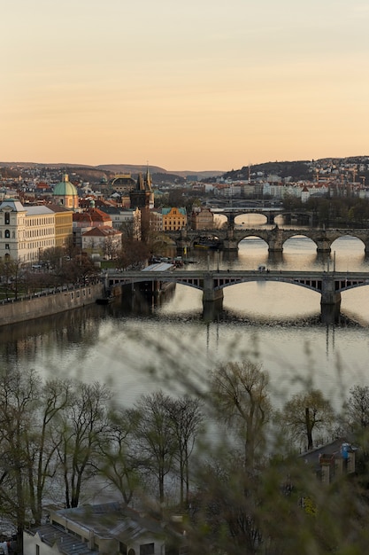 Free Photo clean city streets of prague