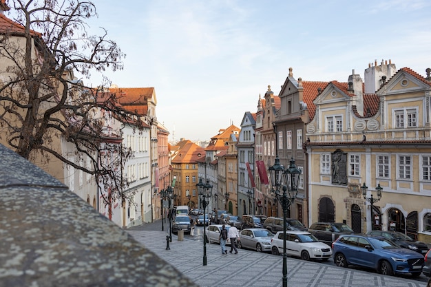 Free Photo clean city streets of prague