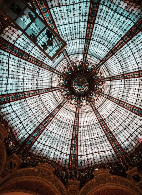 Clear glass dome building