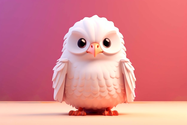 Free Photo close up on 3d rendering of eagle