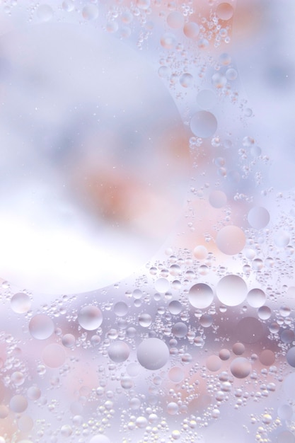 Free photo close-up of abstract bubbles background