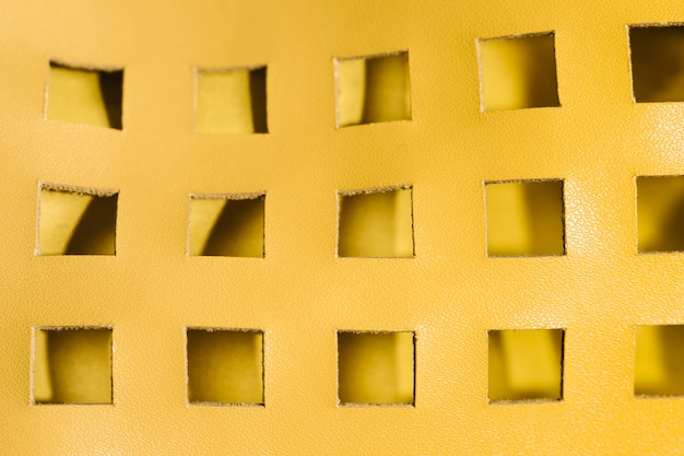 Free Photo close-up abstract yellow leather cloth