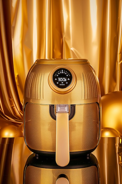 Close up on air fryer