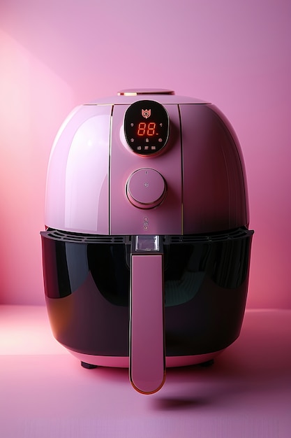 Close up on air fryer