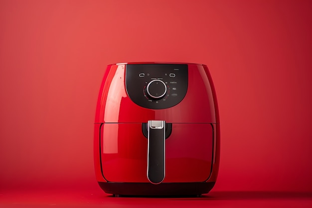 Close up on air fryer