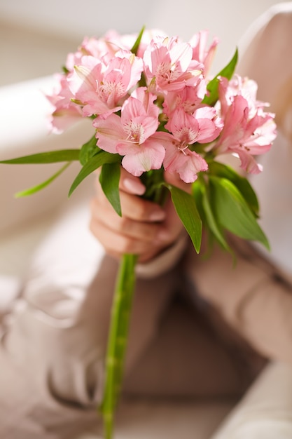 Free photo close-up of a beautiful bouquet