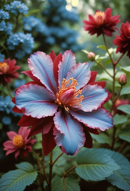 Close up on beautiful flower